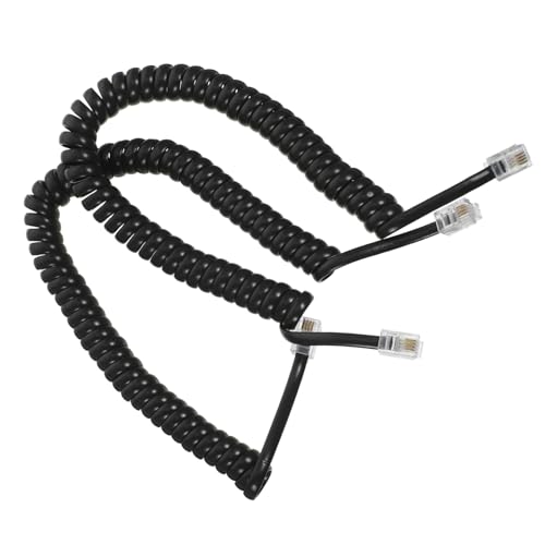GALPADA 2pezzi Cavo Telefonico per Fissa Cavi Telefonici Cavi per Cornetta Accessori per Telefono per Fissa Telefonici Fissi per Telefono per Cornetta
