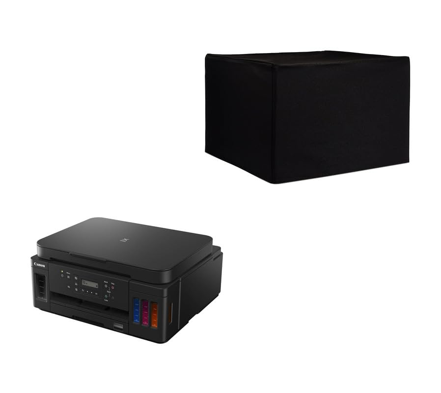 JeJos Printer Dust Cover Case Compatible with Canon G6070 Multi-function WiFi Color Inkjet Printer - Black (B0CCLGJC81) Amazon Price History, Amazon Price Tracker