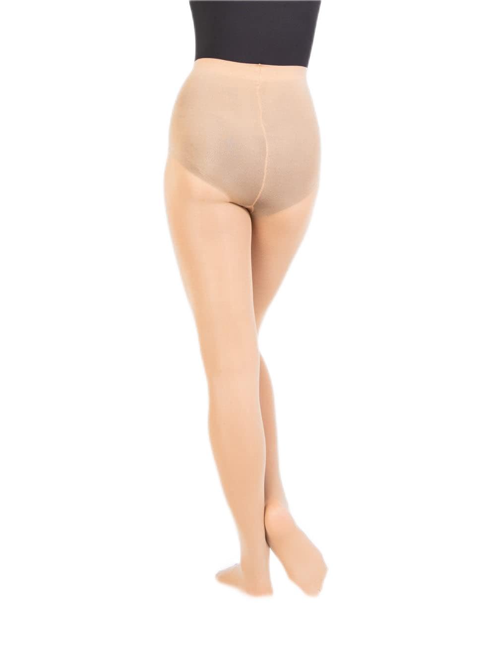 TotalSTRETCH Knit Waist Footed Tights
