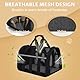 Treer Kransportbox Katze, PC Gitternetz Transportbox Katze Groß, Atmungsaktive Faltbar Katzentransporttasche, Leichtes Reisen Tragetasche für Hundetransportbox Katzes und Hund