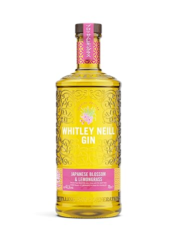 Whitley Neill Japanese Blossom & Lemongrass Gin | 41.3% ABV | 70cl | Amazon Exclusive