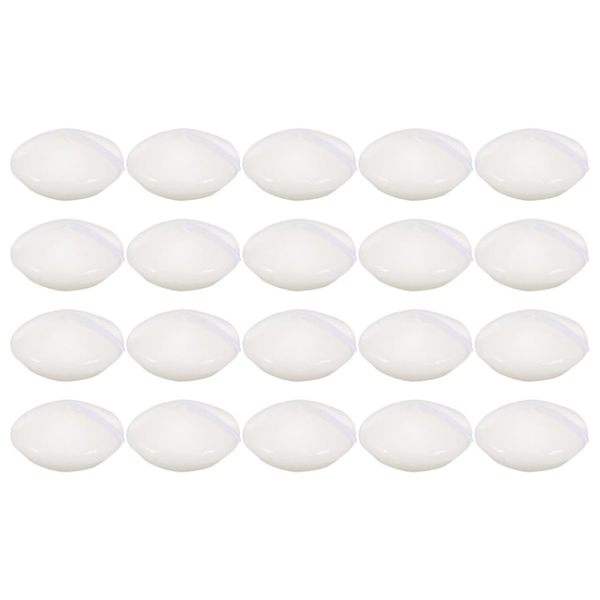 UKCOCO 100 Piezas Velas Flotantes de Parafina sin Aroma, Color Blanco, Iluminación Ligera, Velas de Boda para Fiestas y Bares