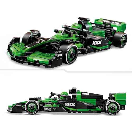 Image of LEGO Speed Champions Kick Sauber F1 Team C44 Race Car Toy Vehicle 77247 Building Blocks Toys for 10+ Gift for Boys and Girls