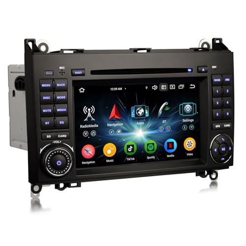 ✪【Supporta il controllo del volante e la navigazione GPS】Supporta il controllo del volante, è possibile utilizzare questa funzione per controllare la musica o il volume sul volante; per la funzione GPS, è possibile scaricare app GPS online come Waze, Sygic e altre app nel Play Store o ottenere una fonte di mappe offline dai fornitori di mappe per utilizzare la navigazione satellitare. È inoltre possibile utilizzare la navigazione mentre si ascolta la musica o la radio.
