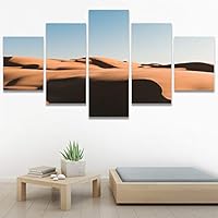 SIGNWIN 5 Panel Canvas Wall Art Modern Art Desert Multicolor Nature Photography Relax/Calm Southwest for Home Decorations Ready to Hang - 60