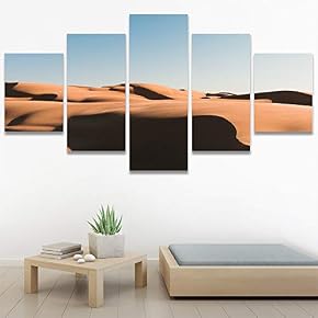 SIGNWIN 5 Panel Canvas Wall Art Modern Art...