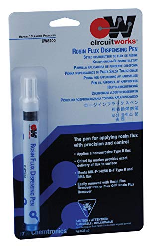 CHEMTRONICS - CW8200 - Solder Flux, Rosin, Soldering, Pen Applicator, 9 g