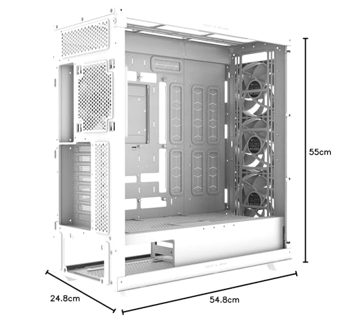 Thermaltake AX500 | Super Tower Chassis | Workstation | Server- & KI-Anwendung | Snow