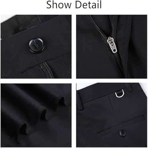 Calormas Mens Pants, Timelessflex-Men's High Stretch Straight Fit Pant, Silamone Timeless Flex Stretch Pants Mens Dress3