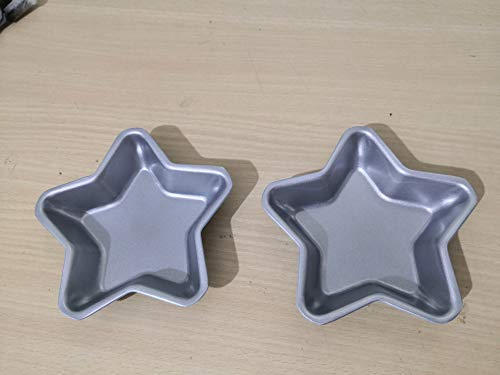 Image of MINISO Mini Baking Mould for Cake Pie Cookie Cutters,Starfish Baking Mold(Pack of 2, 5.0 * 1.0 * 4.8 inches)