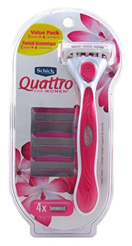 Schick Womens Quattro Razor Value Pack 4X (2 Pack) Schick Womens Quattro Razor Value Pack 4X (2 Pack)