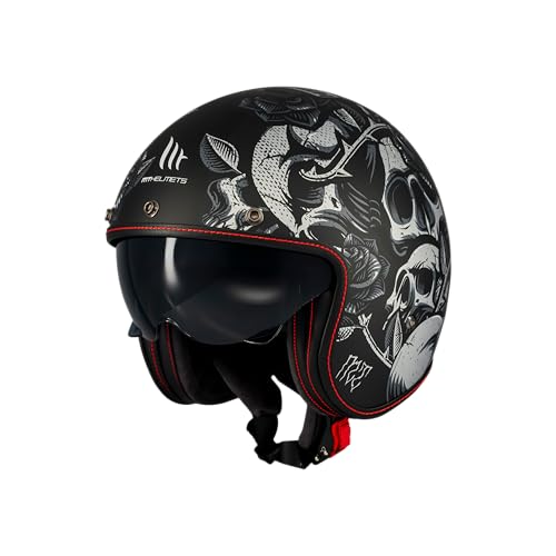 Casque jet MT HELMETS Le Mans 2 SV S Of507Svb avec écran solaire