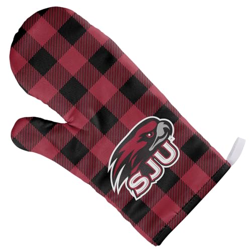 Saint Josephs University Buffalo Check Oven Mitt Kitchen and BBQ