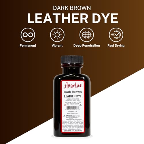 Angelus Dark Brown Leather Dye