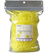 オーバンド 劣化しにくい輪ゴム シリコーンバンドクレアス #16 イエロー 黄 300g袋 徳用包装 GGS-300-YW 共和