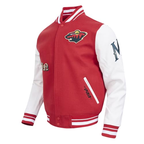 Image of Pro Standard Mens NHL Old English Varsity Jacket