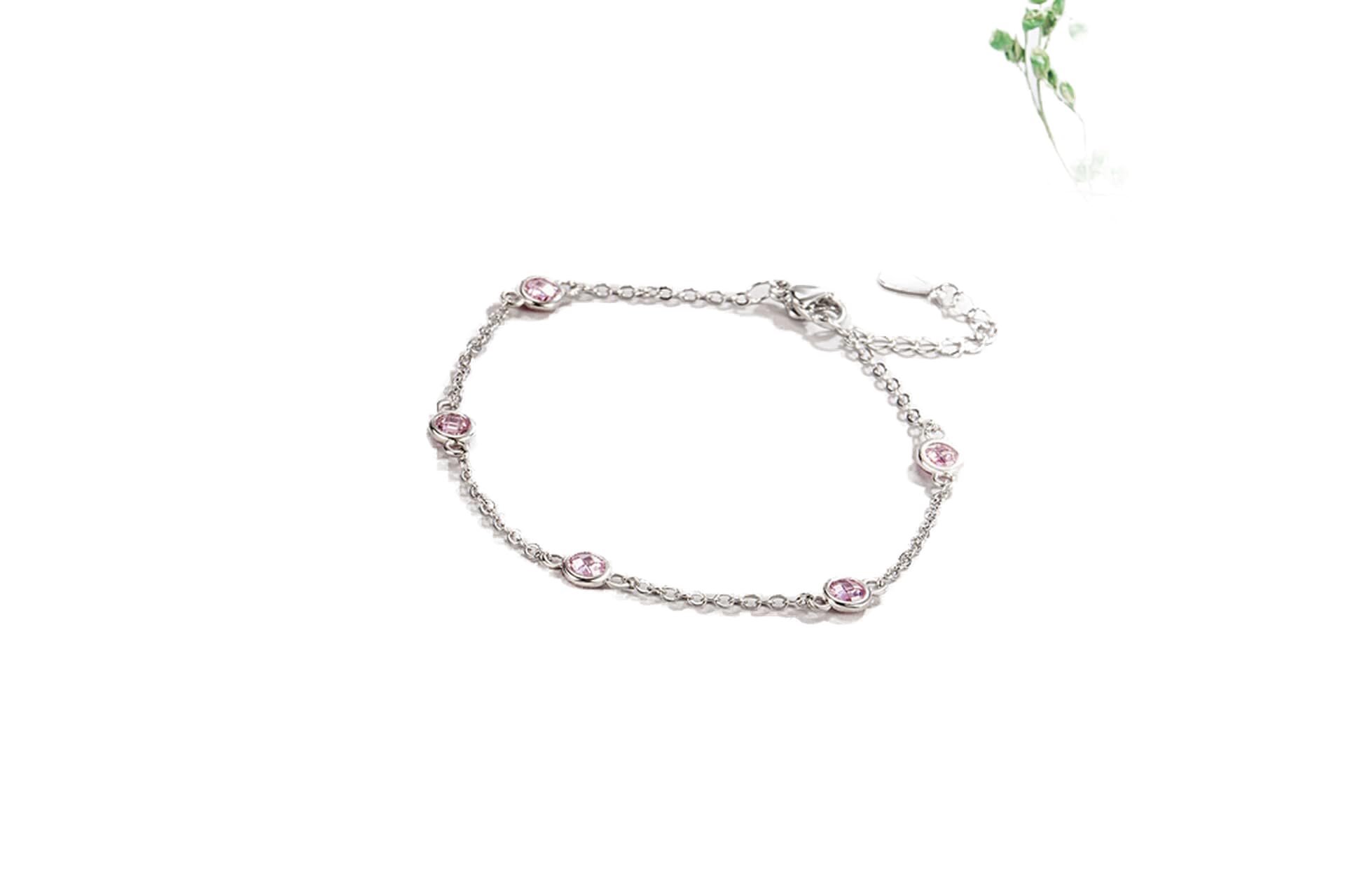 Pulseras de diamantes de 4,0 mm para bodas y eventos especiales 2