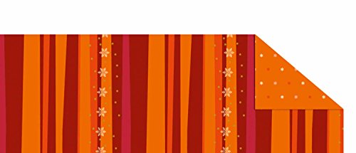 Ursus 12564604 - Fotokarton Winterzauber, 300 g/qm, DIN A4, 10 Blatt, orange/rot