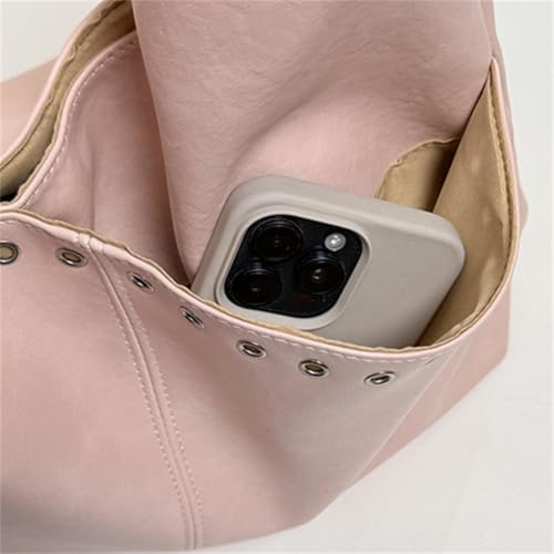 Bolso Tote Vintage para Mujer de Cuero Vegano con Capacidad Grande miniatura 6