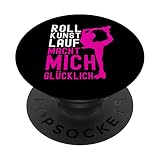 Rollkunstlauf I Roller Girl I Rollschuhkunstlaufen PopSockets mit austauschbarem PopGrip