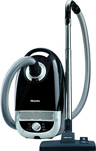 Miele Complete C2 PowerLine Bagged Vacuum Cleaner, 900 W, 4.5 Litre, Obsidian Black (Certified Refurbished)