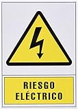 señal riesgo electrico medidas Fácil de usar Archivo 2000 6172-03AM - Señalizador riesgo eléctrico, color amarillo