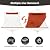CHULIM Outdoor Double Hammock with Hardwood Spreader Bars, Large Rope Hammock with Polyester Pad and Pillow, 475 LBS Capacity for 2 Person Patio Backyard Poolside - Terracotta