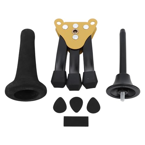 Bognajin Soprano Saxophone Foldable Stand, Portable Non Slip Tripod Holder for Trumpet Oboe Clarinet Flute, Sturdy Steel Construction with Sponge Padding