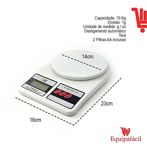Balança Digital Precisão 10kg Cozinha - Clink