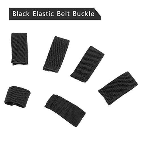 Elastische Gürtelhalter für Dienstgürtel, 4 Stück Rucksackgurt Halter Gürtel bleiben Schleifen Taktische Gürtelhalter Halter Band für 1,5 Breite Gürtel/Riemen