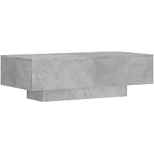 vidaXL Coffee Table Concrete Grey 100x49.5x31 cm Engineered Wood