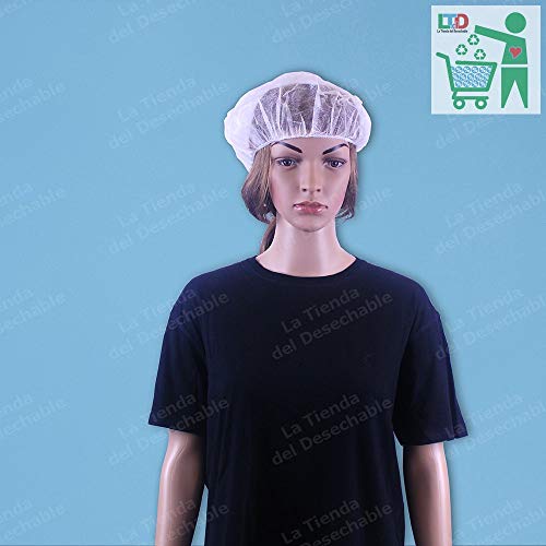 100 bonnets jetables blanc