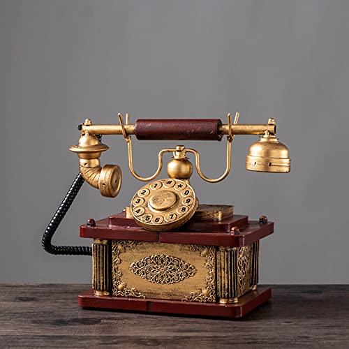Téléphones fixes fer statue ornement pour décoration - 5