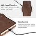 Snakehive Leather Wallet for Samsung Galaxy Note 10 Plus - Real Leather Wallet Phone Case - Genuine Leather with Viewing Stand and 3 Card Holder - Flip Folio Cover with Card Slot (Brown)