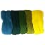 Laine Peignée Mérinos Rayher 18 Microns - Lot 50g X 5 Coloris Neutres Noir/Blanc/Gris - Parfaite Pour Feutrage, Tricot Et Créations