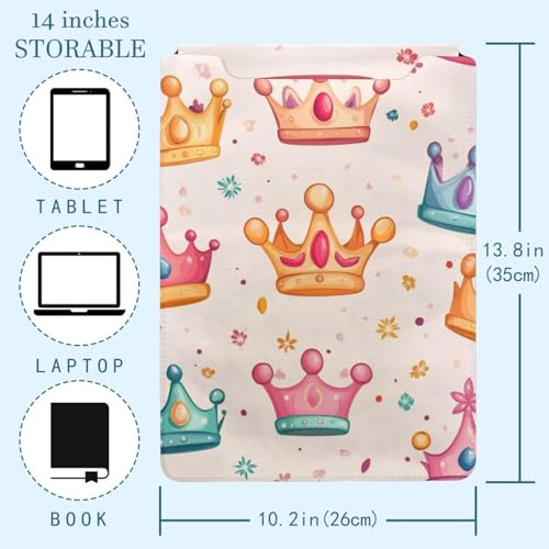 Funda para portátil de 35 x 25,9 cm de princesas y estrellas 4