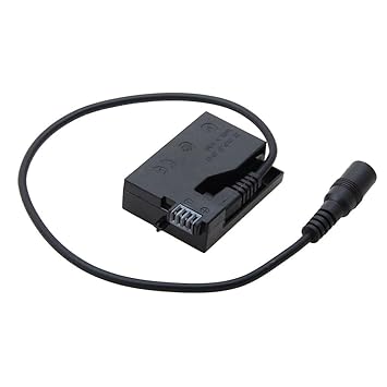 CALANDIS Black Dr-E8 Dummy Battery with Dc Powerr E8 for Canon Eos 550D 600D 700D DSLR