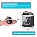 Electric Pencil Sharpener, Battery-Powered, Batteries Included, High-Speed Automatic, Best for Colored, No. 2 Wood Graphite Pencils, Home Office School Classroom Adults Kids, Straight Blade (Black)