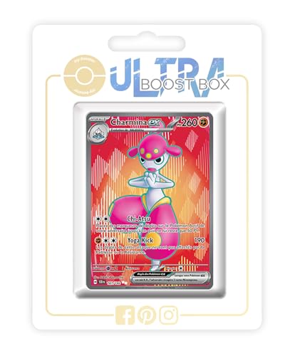 Charmina ex 161/142 Couronne Stellaire avec son coffret de 10 cartes Pokémon