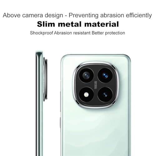 Image of 4youquality Back Camera Lens Protector Compatible with Redmi Note 14 Pro Plus (1 Pack) | 9H Tempered Glass Camera Guard | Military-Grade Anti Scratch Protection | Ultra Clear HD Lens Film | Bubble-Free Easy Installation | Case Friendly