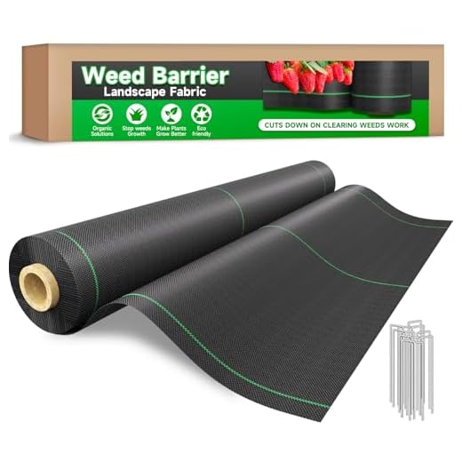Weed Barrier Fabric for Weed Control – 13FT x 115FT with Staples, Heavy-Duty Landscape Fabric, Driveway Fabric 3.5OZ for Garden, Gravel, Pathways, Erosion Control, Construction, and Outdoor Projects