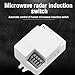 5.8GHz Mini Microwave Radar Motion Sensor Switch AC85-265V Intelligent Human Body Sensor Switch Motion Light Switch