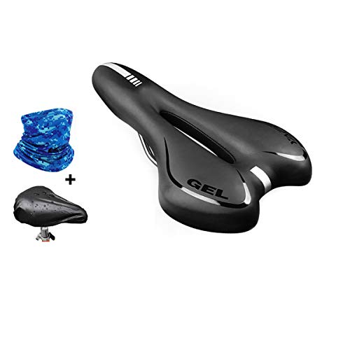 Fahrradsattel - Schwarzer Gel Sattel Cover