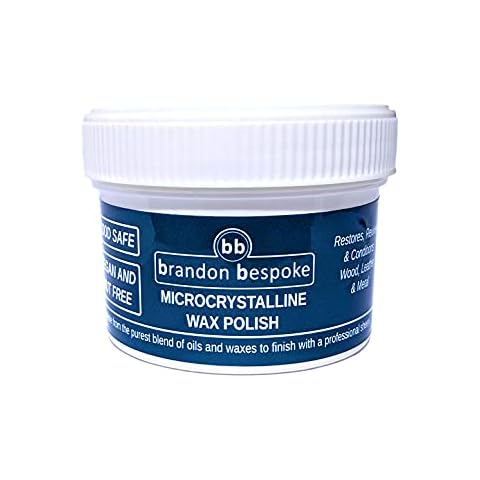 Microcrystalline Wax Polish (Food Safe) - Wood Wax - 125ml - Wood Treatment - Brandon Bespoke - for All Woods (125ml) Cover