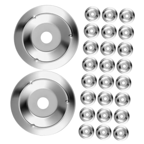 Gadpiparty 50pcs Metal Tambourine Cymbal Rings Copper Jingle Bells for Drum Replacement Percussion Instrument Accessories with Bright Resonant Tone Easy Installation for Live Performance and