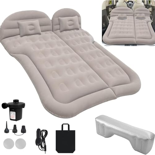 ARBGO Matelas gonflable pour voiture, SUV, avec pompe à air et...