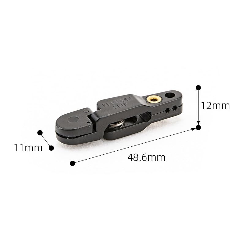 Set de 3 clips ajustables para línea de pesca miniatura 2