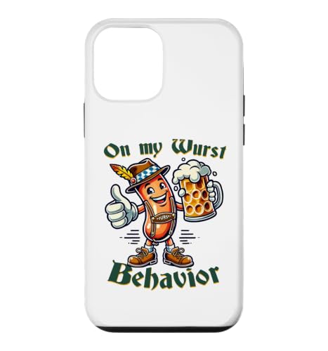On My Wurst Behavior ��������I�N�g�[�o�[�t�F�X�g �R�X�`���[�� �h�C�c�� �X�}�z�P�[�X iPhone 12 mini �p