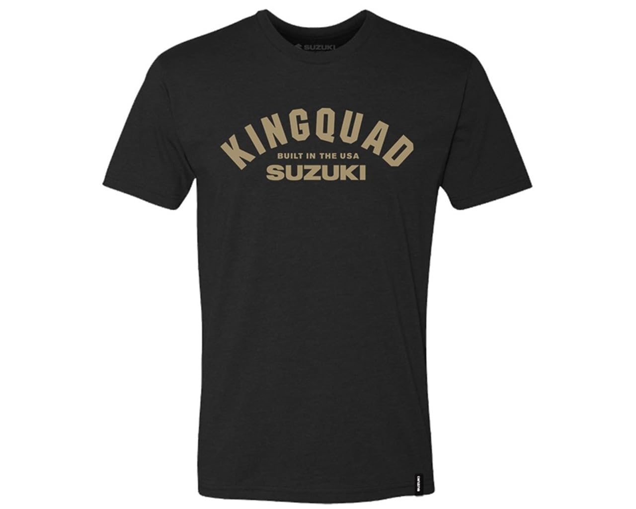 SUZUKI KingQuad Bulit in The USA T-Shirt Black Medium