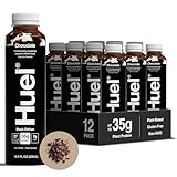 Huel Black Edition Ready-to-Drink, Chocolate Meal Replacement Drink, 35g High Protein, 27 Vitamins and Minerals, Vegan, Gluten Free, Plant Based, High Fiber, Low Sugar, 16.9 Fl Oz (12 Pack)